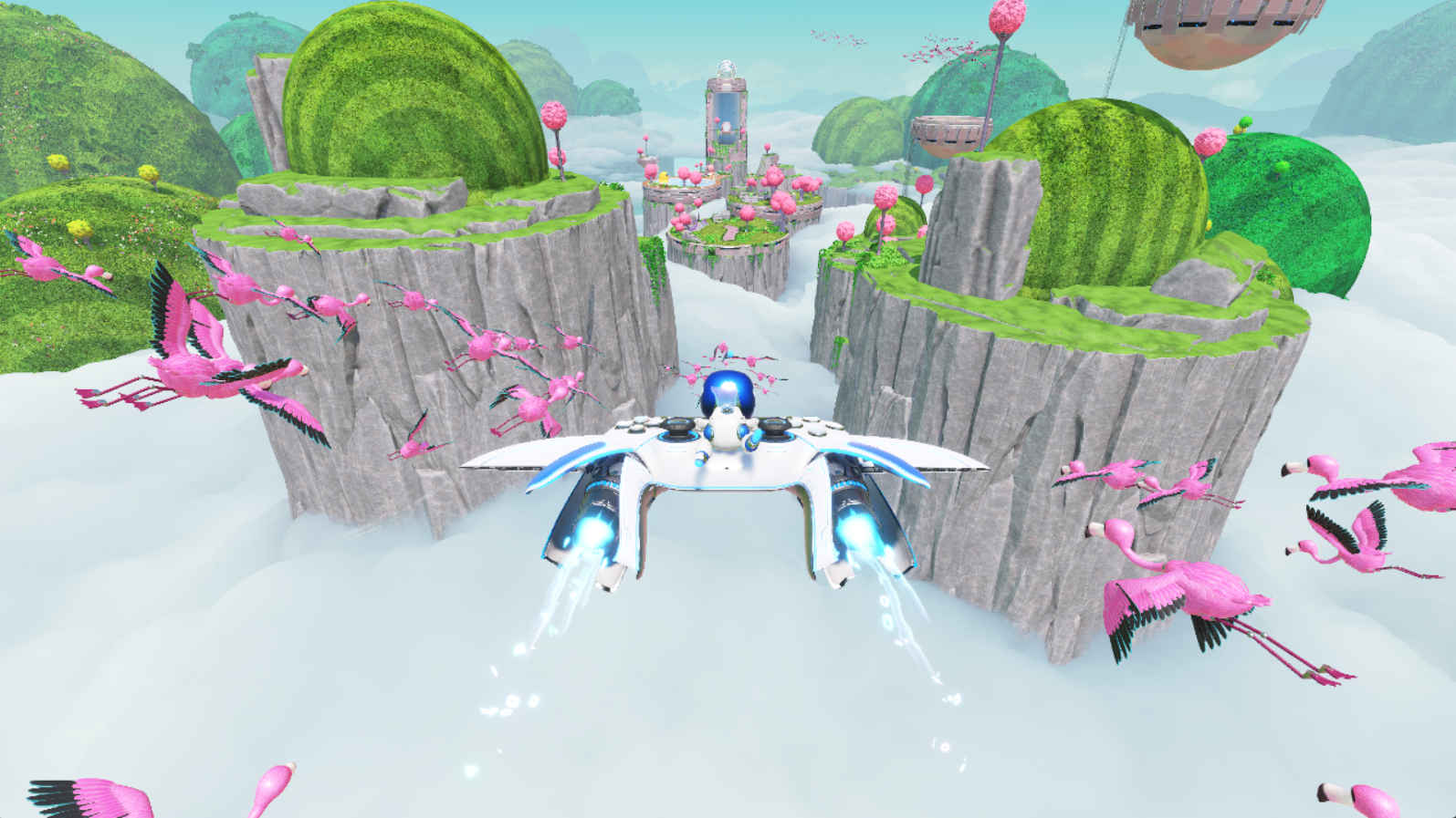 Astro Bot running in KytyPS5
