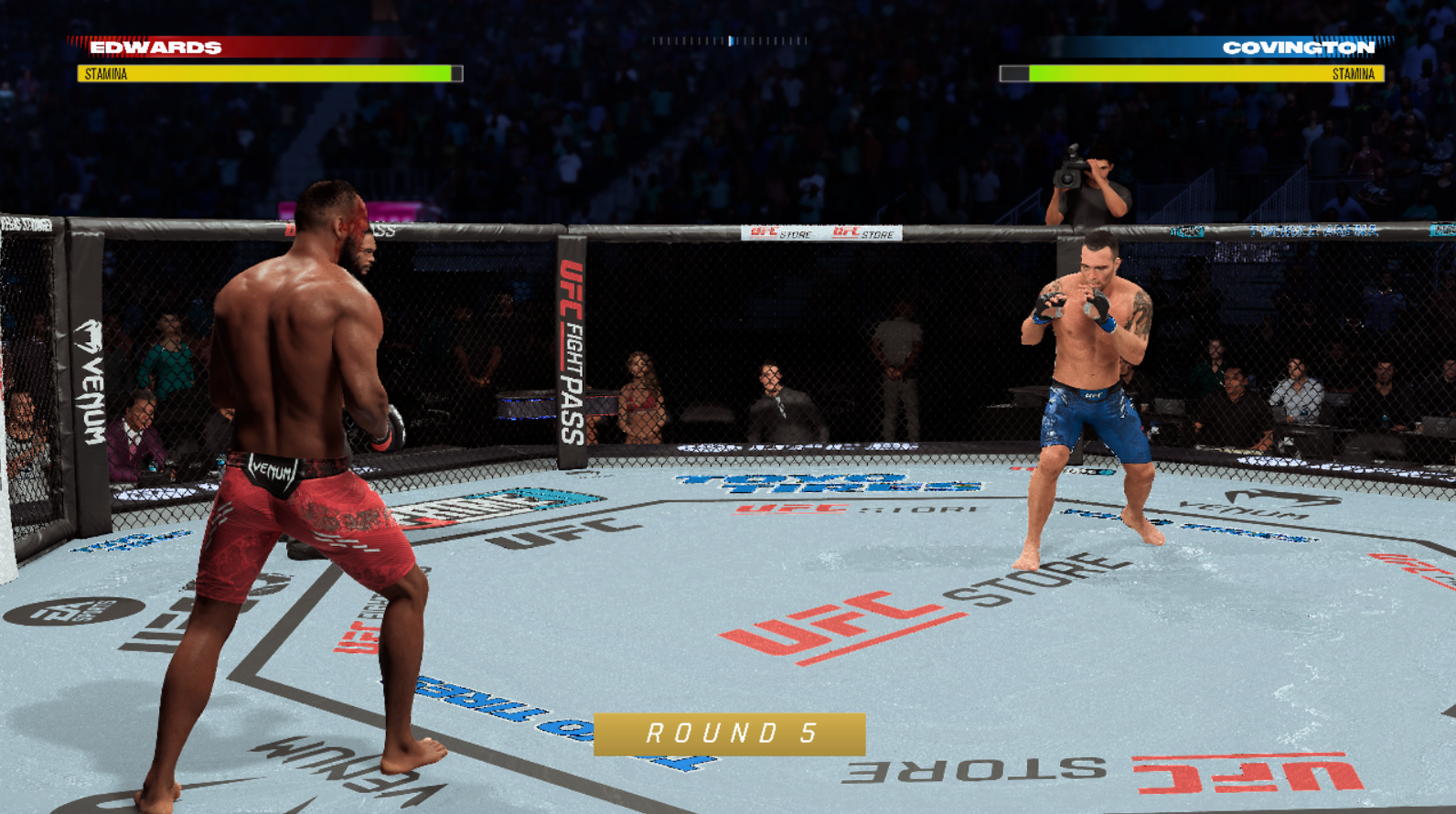 UFC 5 running in KytyPS5