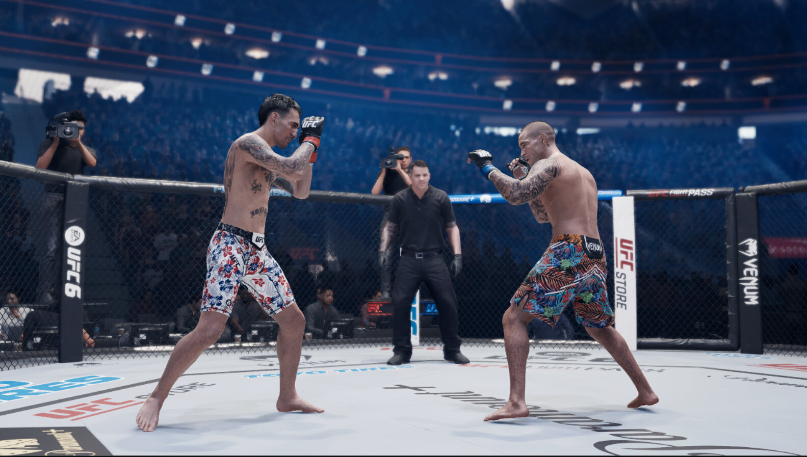 UFC 6 running in KytyPS5